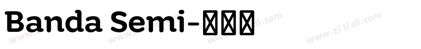 Banda Semi字体转换
